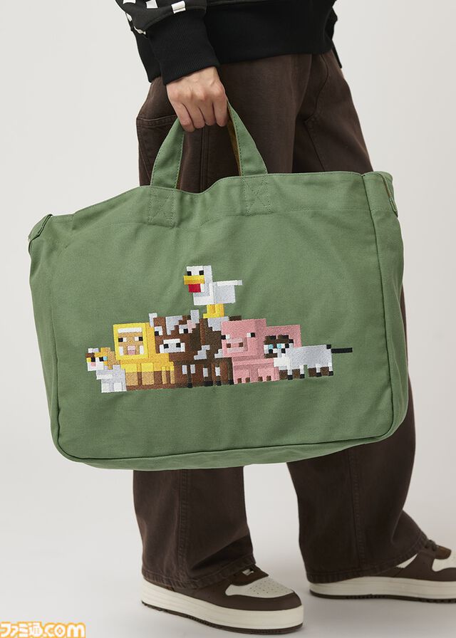 『マイクラ』クリーパーTシャツなどグラニフコラボ商品が11月26日発売。アレックスとゾンビたちの夜の攻防を再現したスウェットパーカーがユニーク
