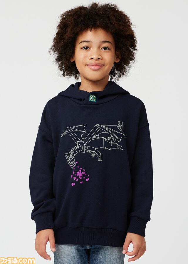 『マイクラ』クリーパーTシャツなどグラニフコラボ商品が11月26日発売。アレックスとゾンビたちの夜の攻防を再現したスウェットパーカーがユニーク