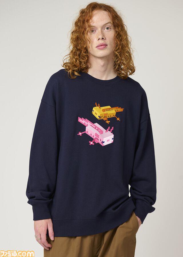 『マイクラ』クリーパーTシャツなどグラニフコラボ商品が11月26日発売。アレックスとゾンビたちの夜の攻防を再現したスウェットパーカーがユニーク