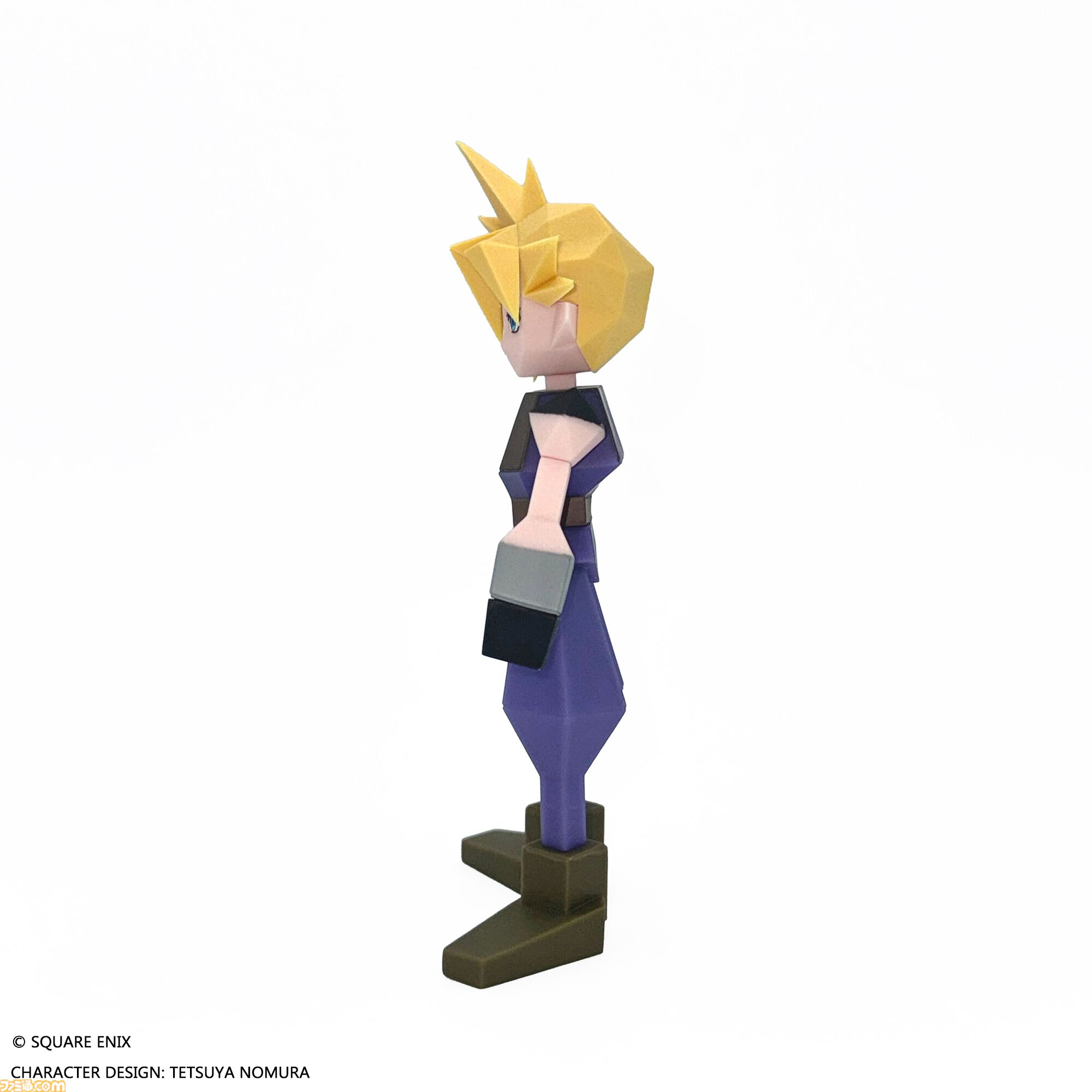 クラウド　ポリゴンソフビ　FF7 FINAL FANTASYVII』 ポリゴンソフビ クラウド・ストライフ