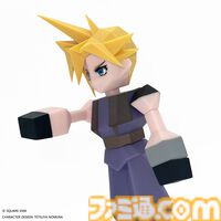 『FF7』クラウドがローポリ姿でフィギュア化。約15cmとデスクなどに飾りやすいサイズ感