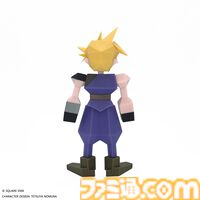 『FF7』クラウドがローポリ姿でフィギュア化。約15cmとデスクなどに飾りやすいサイズ感