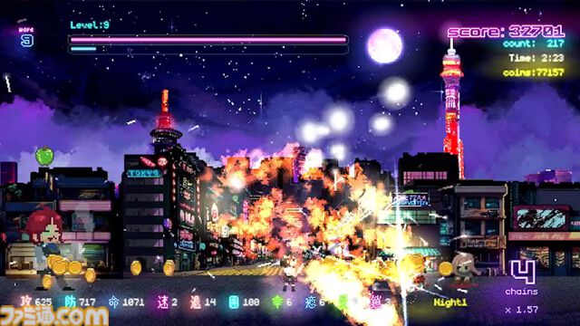 『Tokyo Waning Moon』ゾンビを斬りまくるハイスピード戦闘がクセになる。リズムアクション的な心地よさをアンニュイなロックサウンドに乗せて
