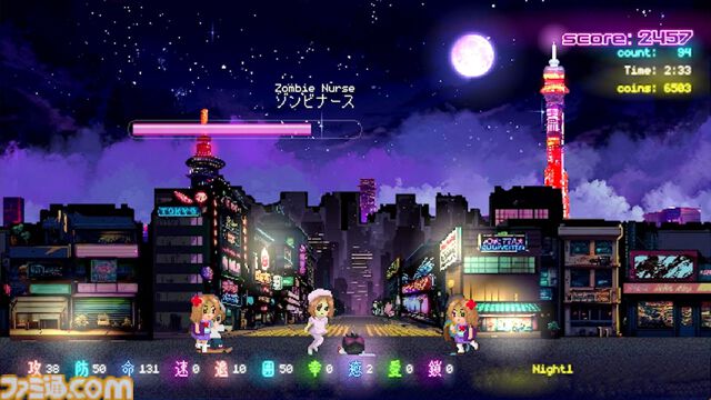 『Tokyo Waning Moon』ゾンビを斬りまくるハイスピード戦闘がクセになる。リズムアクション的な心地よさをアンニュイなロックサウンドに乗せて