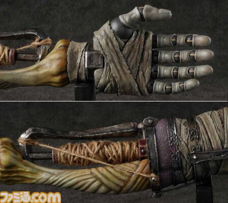 『SEKIRO』隻腕の狼が装備する義手が1/2スケールレプリカで登場。指先まで動くフル稼働仕様に加え、コンセプトアート通りの分解も可能