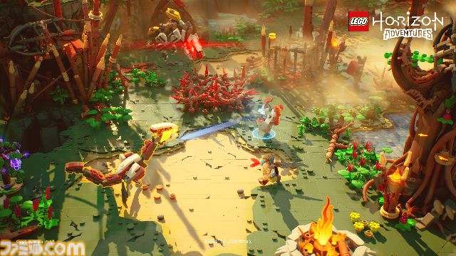 『LEGO ホライゾン アドベンチャー』PS5版が本日（11/14）発売。すべてがレゴブロックでできた『Horizon』の世界をアーロイが駆け巡るアクションADV