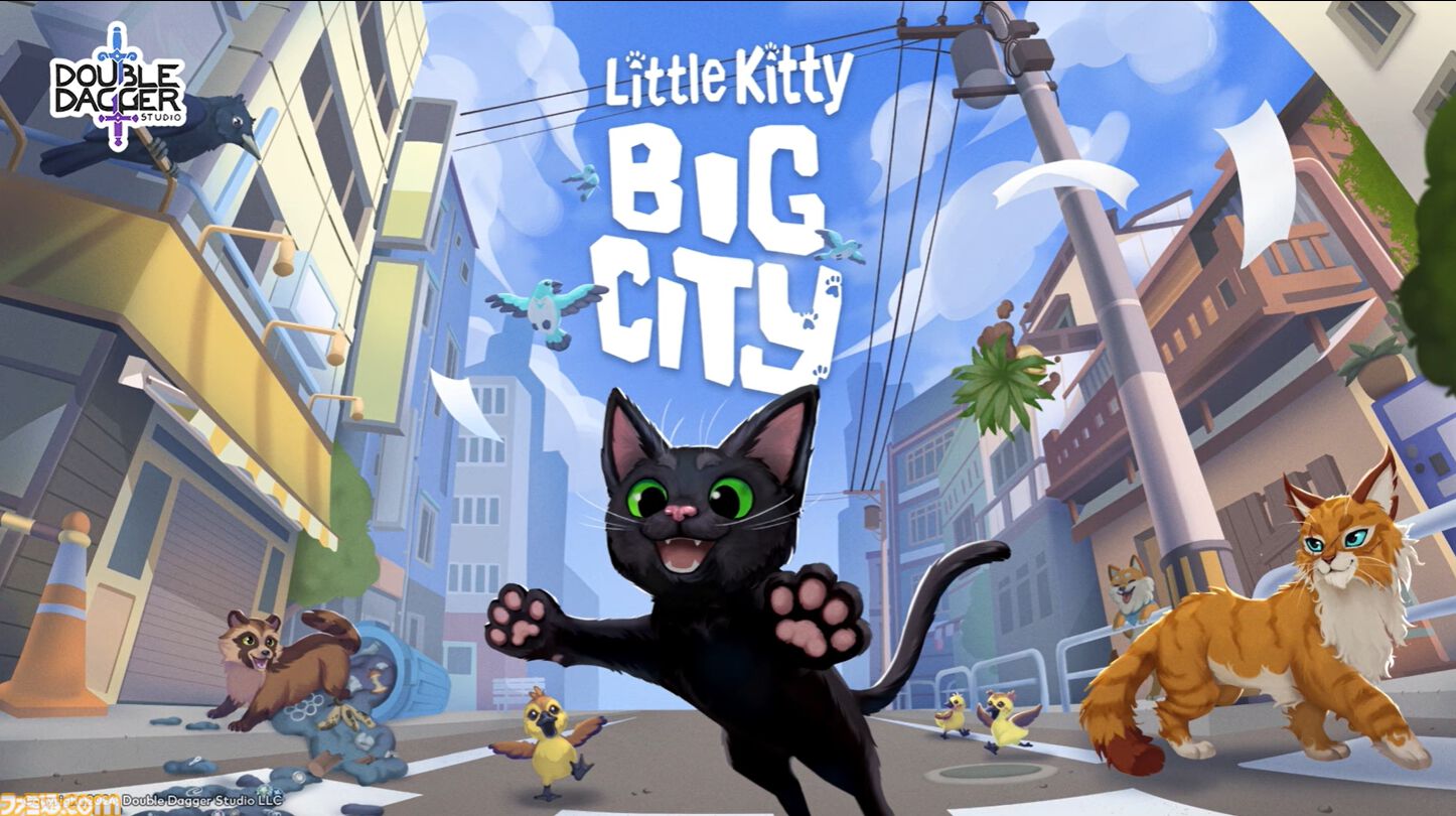 任天堂 - ねこ 猫ゲー『Little Kitty, Big City』Switchで5/10に発売。猫になっ