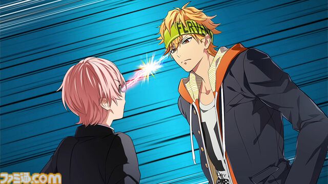 『喧嘩番長 乙女 ダブルパック』シリーズ1作目のゲームシステム紹介。漢度・乙女度のパラメータ変化で女性だとバレるかバレないかルート分岐する