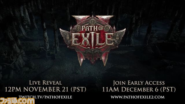 『Path of Exile 2』早期アクセス版が12月7日午前4時より開始。参加方法やコンテンツを紹介する生放送が11月22日午前5時より配信