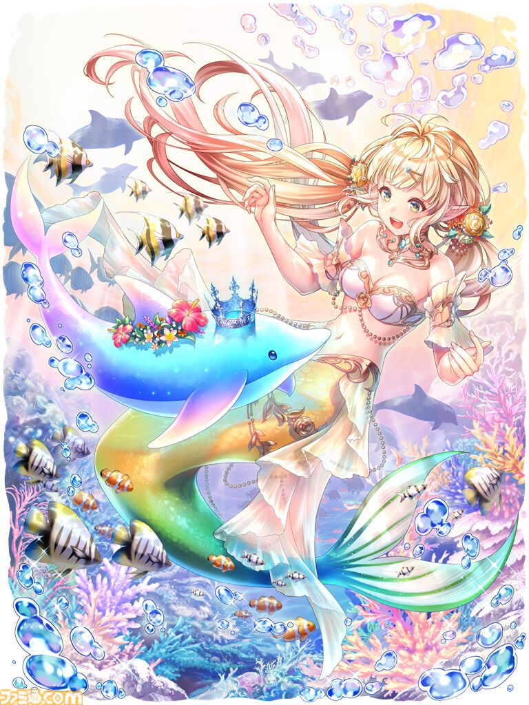 黒ウィズ』人魚姿のカヌエ、ソラ、グレイス、シーヴルが登場。新