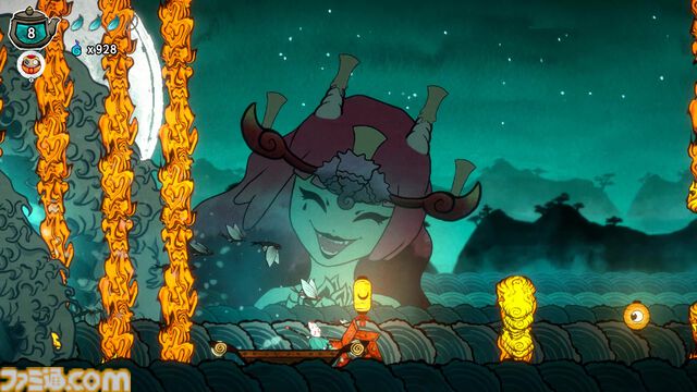 和風メトロイドヴァニア『ボウと月夜の碧い花』(Switch/PS5)7月18日発売決定。小さな妖怪・ボウの爽快空中アクションと歯応えある難度が楽しめる