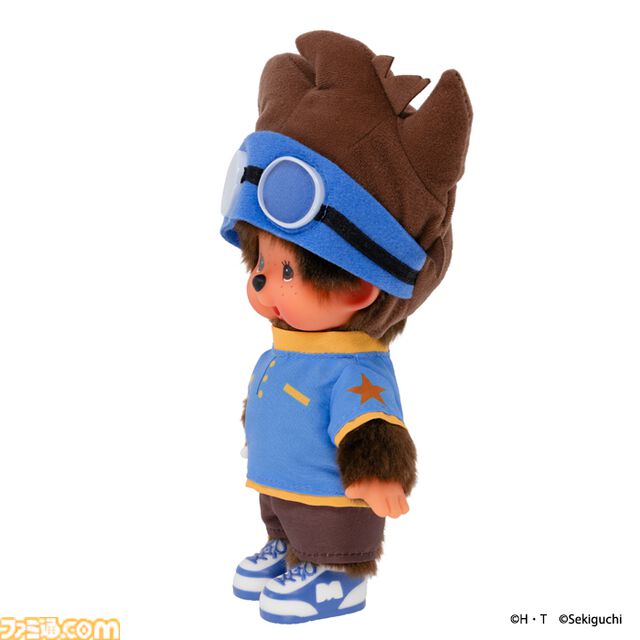 『デジモンアドベンチャー』×モンチッチコラボ決定。アグモンと太一のコスチュームを身にまとったベビチッチとモンチッチがキュート