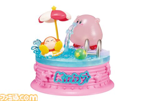 『星のカービィ』レトロポップなかわいい台座付きフィギュア“Kirby in Pop City!!”が発売。カービィ＆ワドルディの楽しそうなワンシーンを立体化
