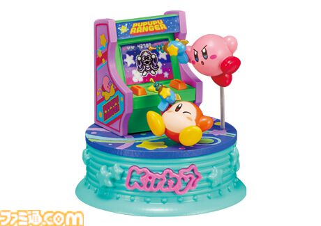 『星のカービィ』レトロポップなかわいい台座付きフィギュア“Kirby in Pop City!!”が発売。カービィ＆ワドルディの楽しそうなワンシーンを立体化