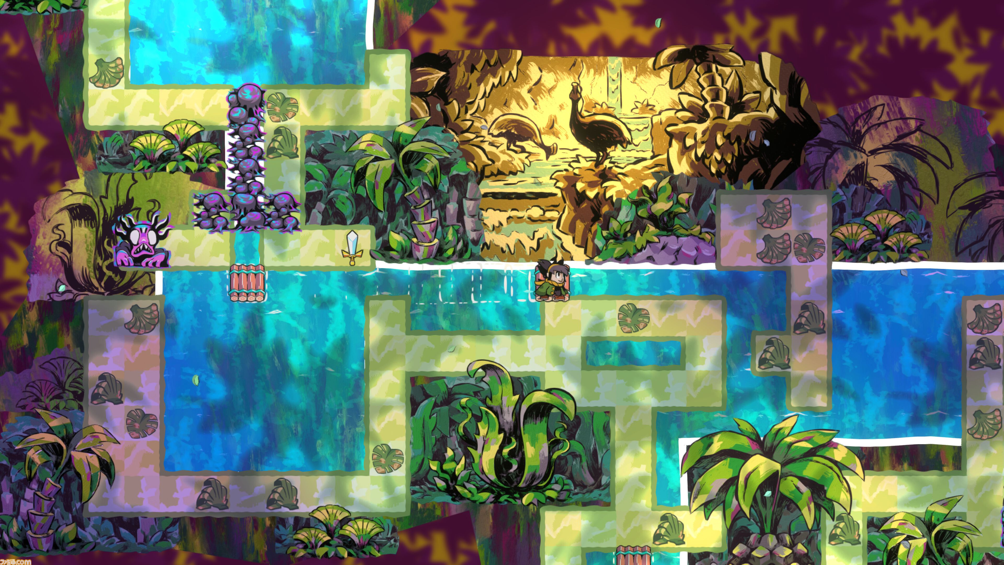RPGとパズルが融合した新感覚の”ロール パズリング”『アレンジャー・ロールパズリングの旅』が今夏発売決定。主人公ジェマの自分探しの旅をいっしょに体験できる