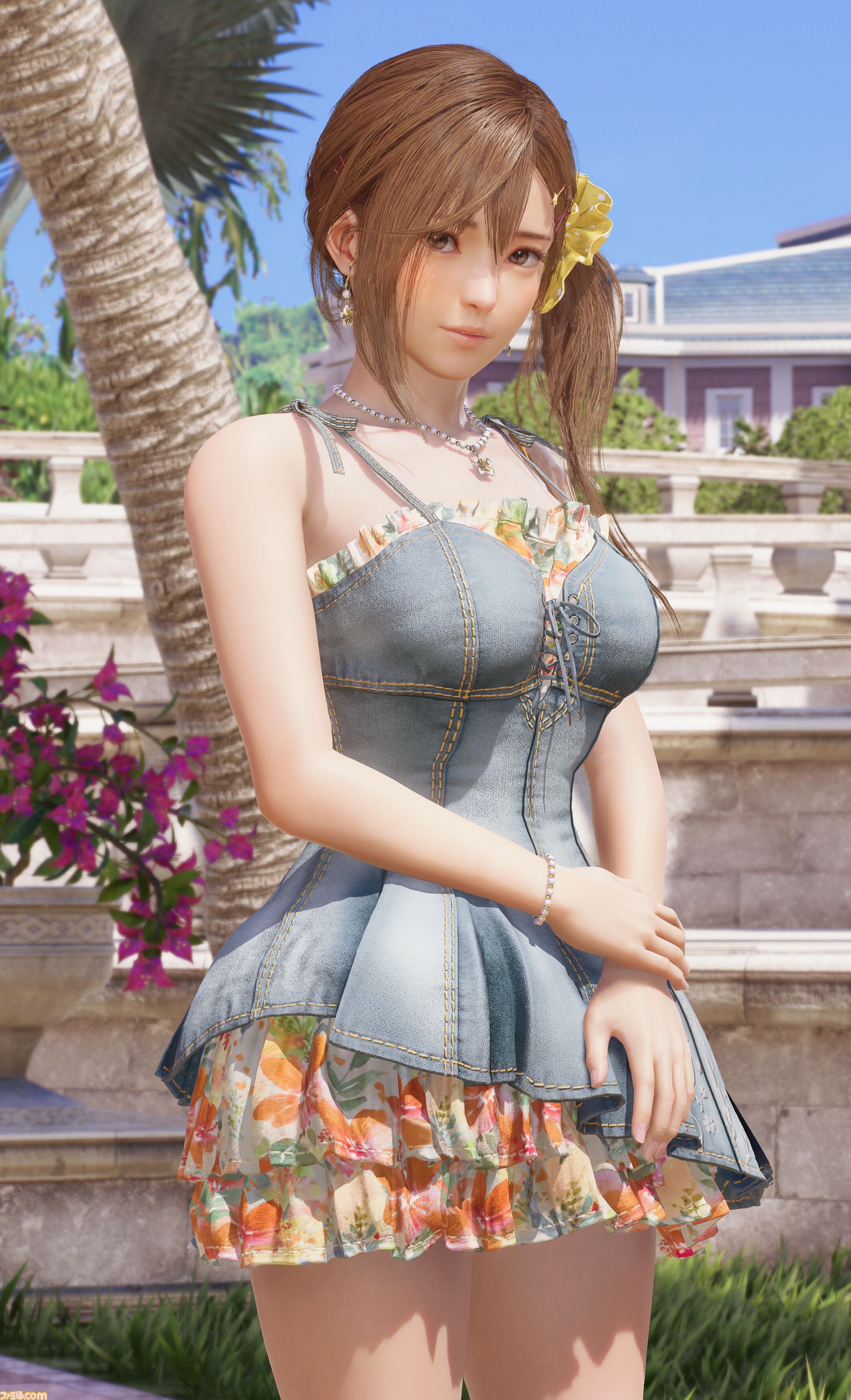 『VVプリズム』よむ氏コラボコーデ公開。大きく開いた胸元と背中に釘付け。デジタルデラックス版で入手可能