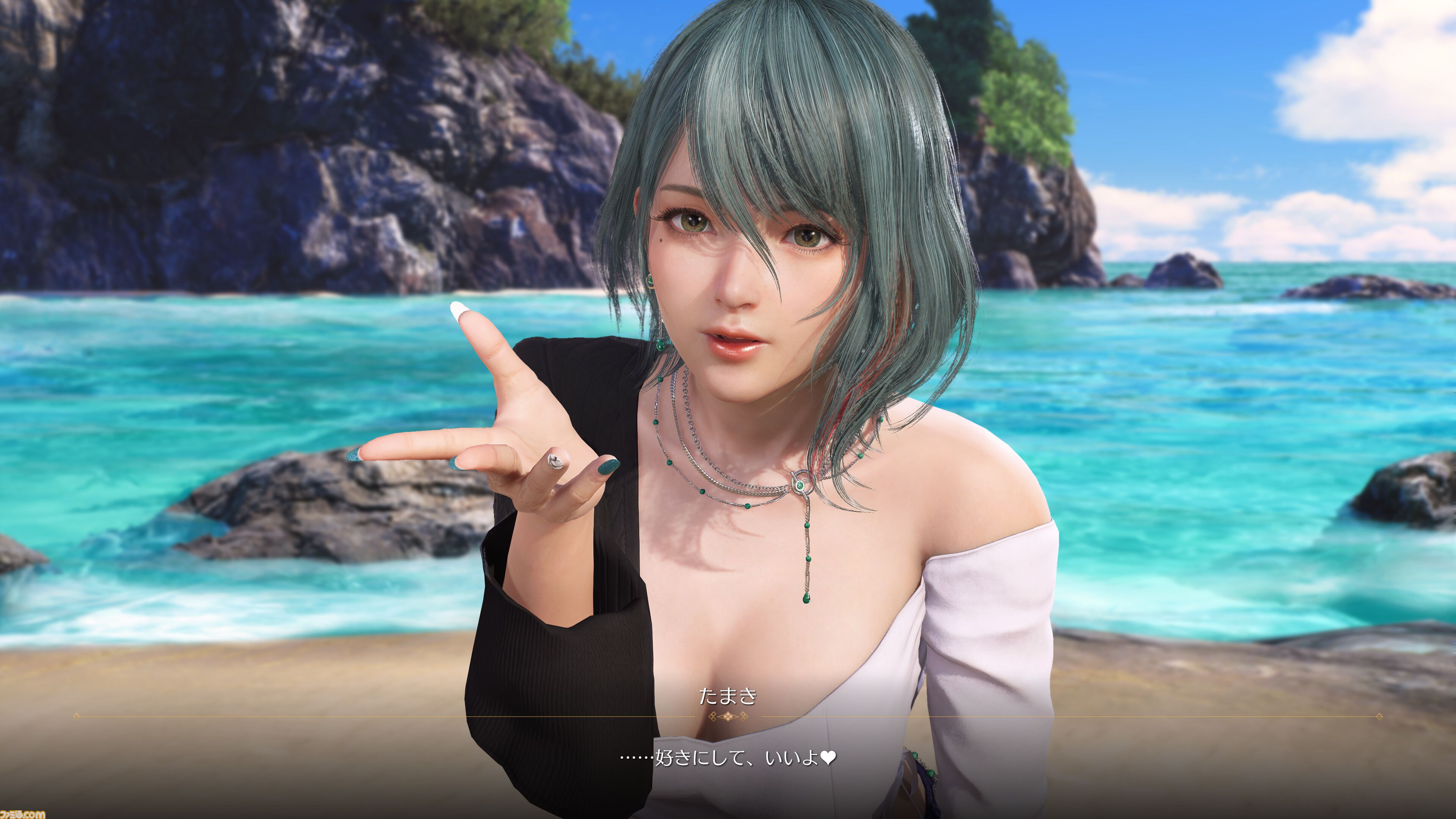 『VVプリズム』よむ氏コラボコーデ公開。大きく開いた胸元と背中に釘付け。デジタルデラックス版で入手可能