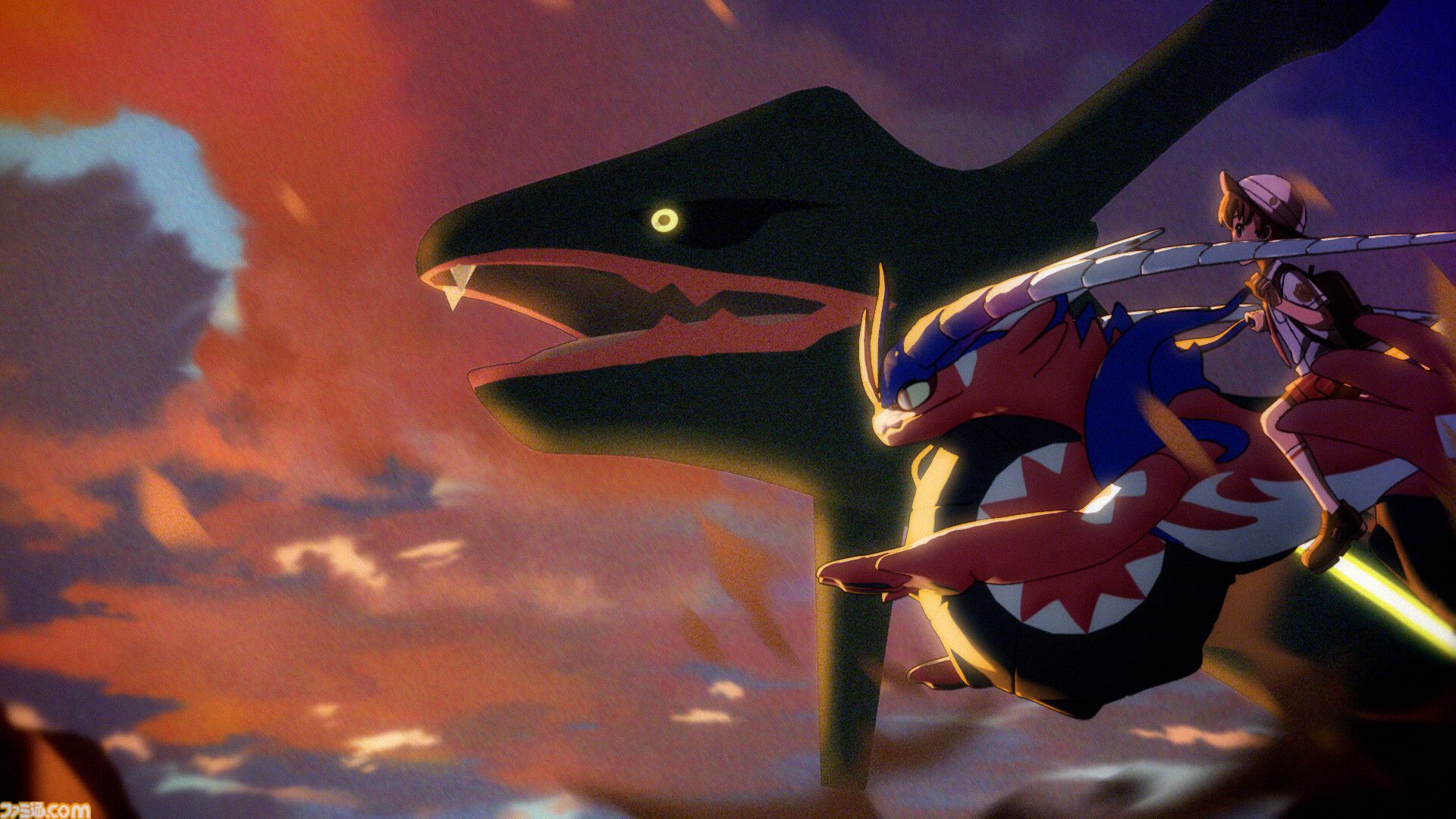 【ポケモンSV】黒いレックウザレイドが12月20日に開催。通常のプレイでは出会えない色違いの伝説のポケモン【スカーレット・バイオレット】