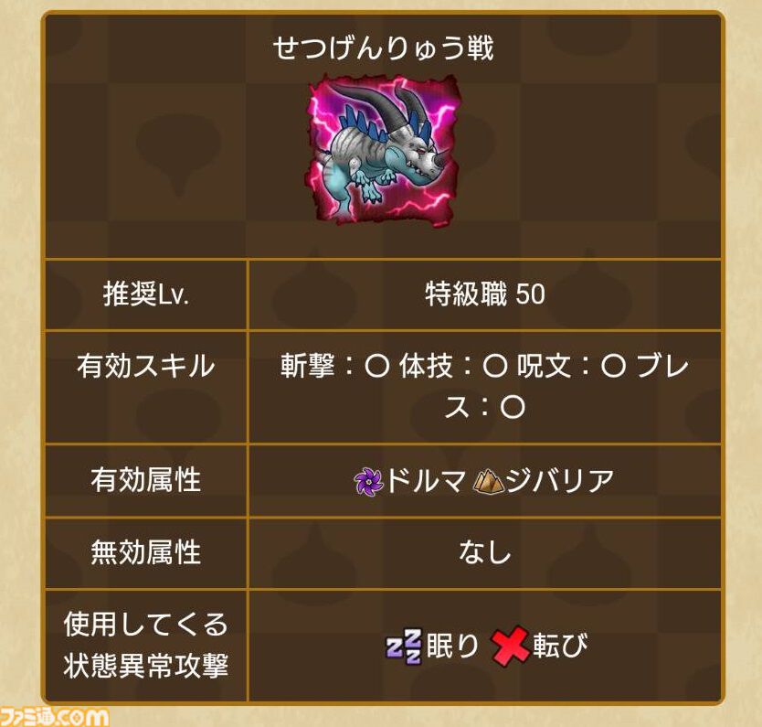 【ドラクエウォーク攻略】せつげんりゅうのほこら攻略――強力な単体攻撃が多いのでゴッドハンドがいると楽になる