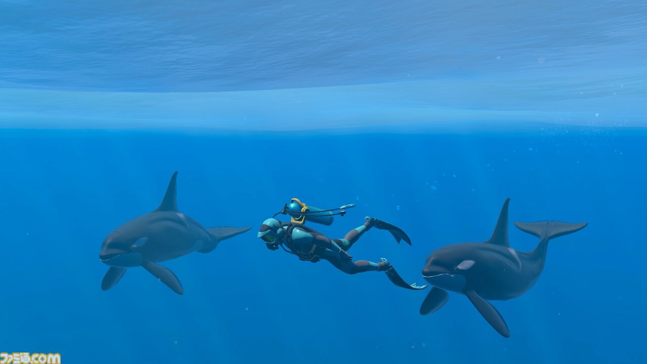 海洋探索ADVシリーズ最新作『フォーエバーブルー ルミナス』が5月2日にSwitchにて発売。潜るたび変化する海では大昔や幻の生き物など500種以上の海洋生物と出会える