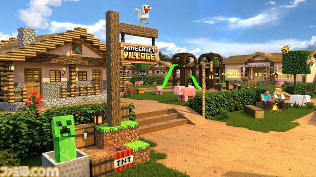 『マイクラ』アトラクションや宿泊施設が発表。2026年～27年にアメリカ・イギリスでオープン、長期的には世界中に拡大していく予定