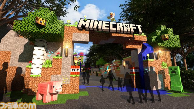 『マイクラ』アトラクションや宿泊施設が発表。2026年～27年にアメリカ・イギリスでオープン、長期的には世界中に拡大していく予定