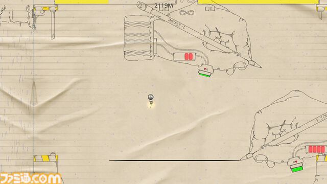 しわくちゃノートからの脱出を目指す『ZXC』Switch、Steamで発売決定。落書きから生まれた主人公を操作し、数多の手書きトラップに挑め