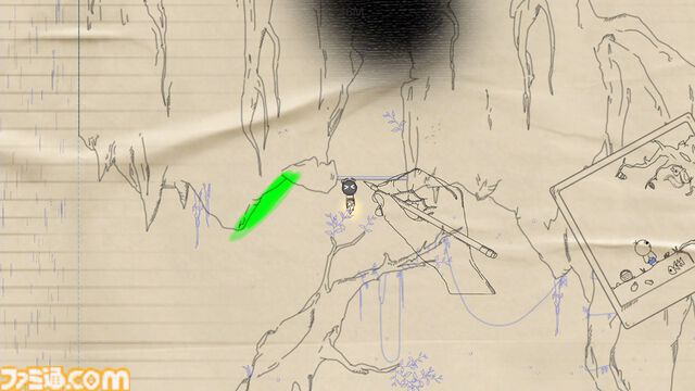 しわくちゃノートからの脱出を目指す『ZXC』Switch、Steamで発売決定。落書きから生まれた主人公を操作し、数多の手書きトラップに挑め