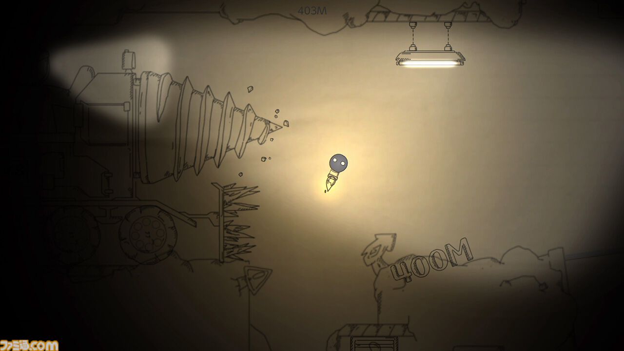 しわくちゃノートからの脱出を目指す『ZXC』Switch、Steamで発売決定。落書きから生まれた主人公を操作し、数多の手書きトラップに挑め