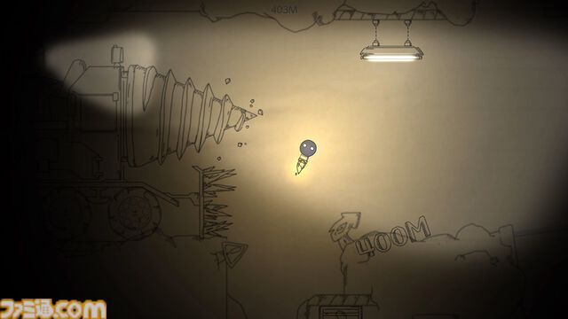 しわくちゃノートからの脱出を目指す『ZXC』Switch、Steamで発売決定。落書きから生まれた主人公を操作し、数多の手書きトラップに挑め