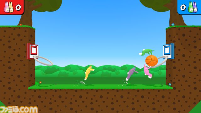 『スーパーバニーマン』Switch版が本日配信。謎のウサギ男たちのクレイジーな協力アクション。パーティーモードは最大4人プレイ可能