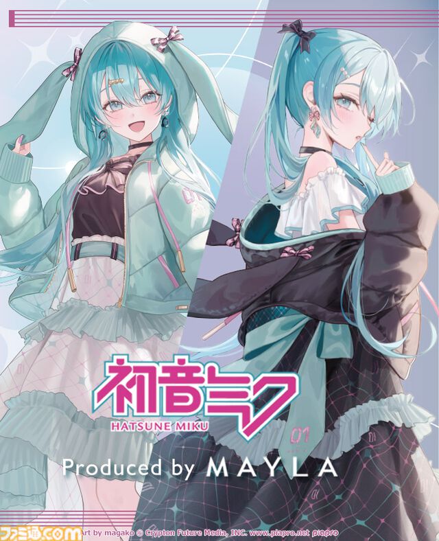 【初音ミク】ダウンジャケットがMAYLAより発売。ツインテールをイメージしたデザインに心ときめく【11月21日予約開始】