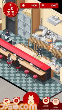 『ラーメン赤猫 ～ニャンて素敵なラーメン店～』配信日が12月3日に決定。お店のお手伝いやブラッシングをして、従業員たちとの癒しの時間が楽しめる