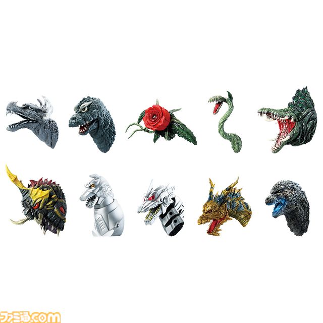 『ゴジラ』新作一番くじが本日（11/23）発売。『ゴジラ-1.0』Ver.のフィギュアが登場。アンギラス、ビオランテ、メカゴジラたちの頭を再現したヘッドマグネットにも注目