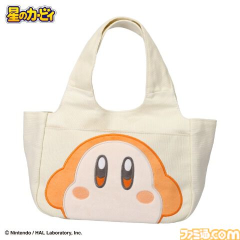 『カービィ』ふんわり素材のトートバッグ、吸い込み姿のポーチなどかわいいグッズが大集合。しまむらオンラインストアで本日（11/23）15時より販売