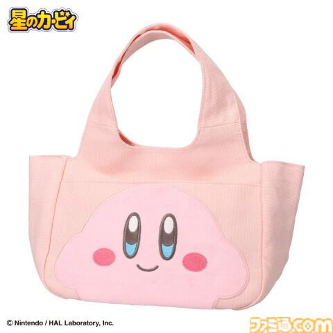 『カービィ』ふんわり素材のトートバッグ、吸い込み姿のポーチなどかわいいグッズが大集合。しまむらオンラインストアで本日（11/23）15時より販売