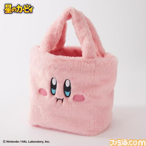 『カービィ』ふんわり素材のトートバッグ、吸い込み姿のポーチなどかわいいグッズが大集合。しまむらオンラインストアで本日（11/23）15時より販売