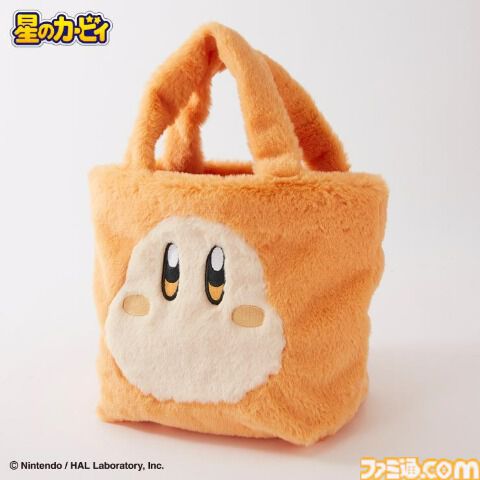 『カービィ』ふんわり素材のトートバッグ、吸い込み姿のポーチなどかわいいグッズが大集合。しまむらオンラインストアで本日（11/23）15時より販売