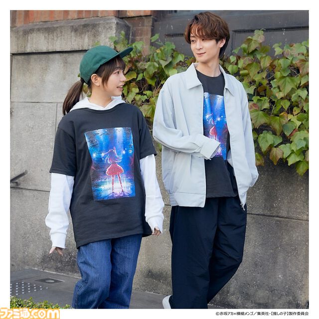 『【推しの子】』新作ファッショングッズが予約受付開始。アイコニックなTシャツをはじめ、“今ガチ”モチーフのスウェット、ミニバッグなど、普段使いしやすいラインアップ
