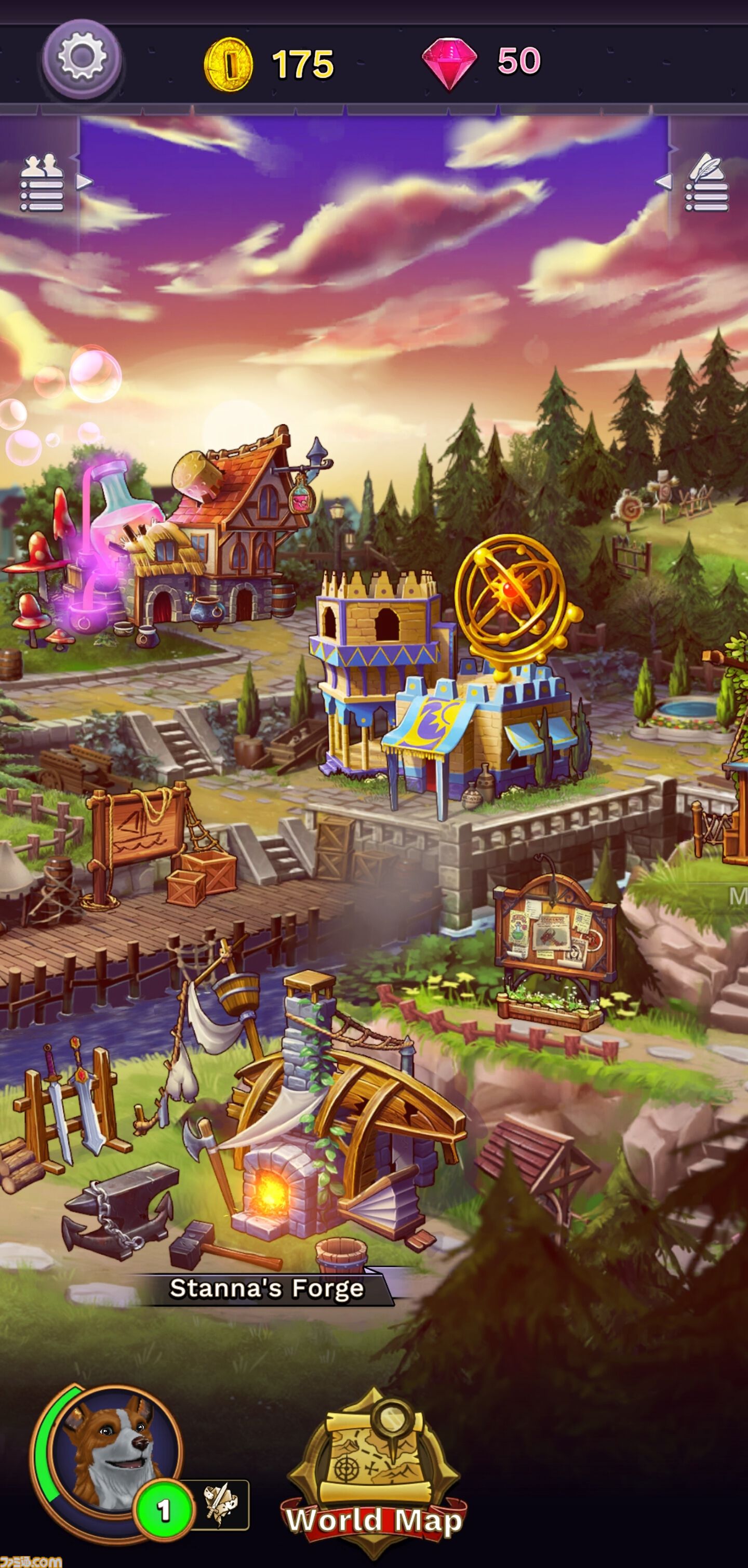 『MythWalker』ファンタジー世界を旅する位置情報ゲームが配信開始。移動せずに遊べる機能を搭載