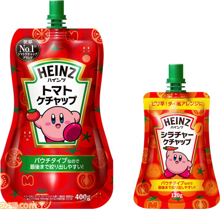 星のカービィ』デザインのトマトケチャップが11月下旬に発売