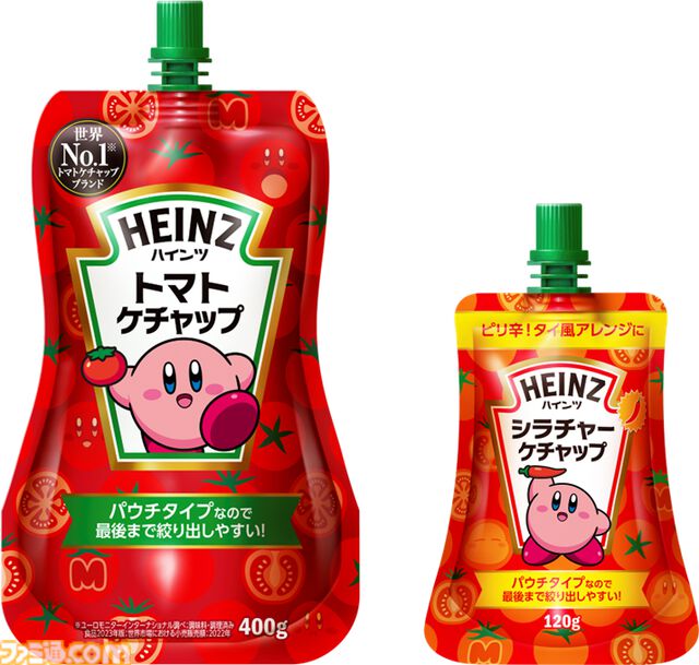 『星のカービィ』デザインのトマトケチャップが11月下旬に発売。世界売上No.1ブランドのハインツと“トマトつながり”コラボ
