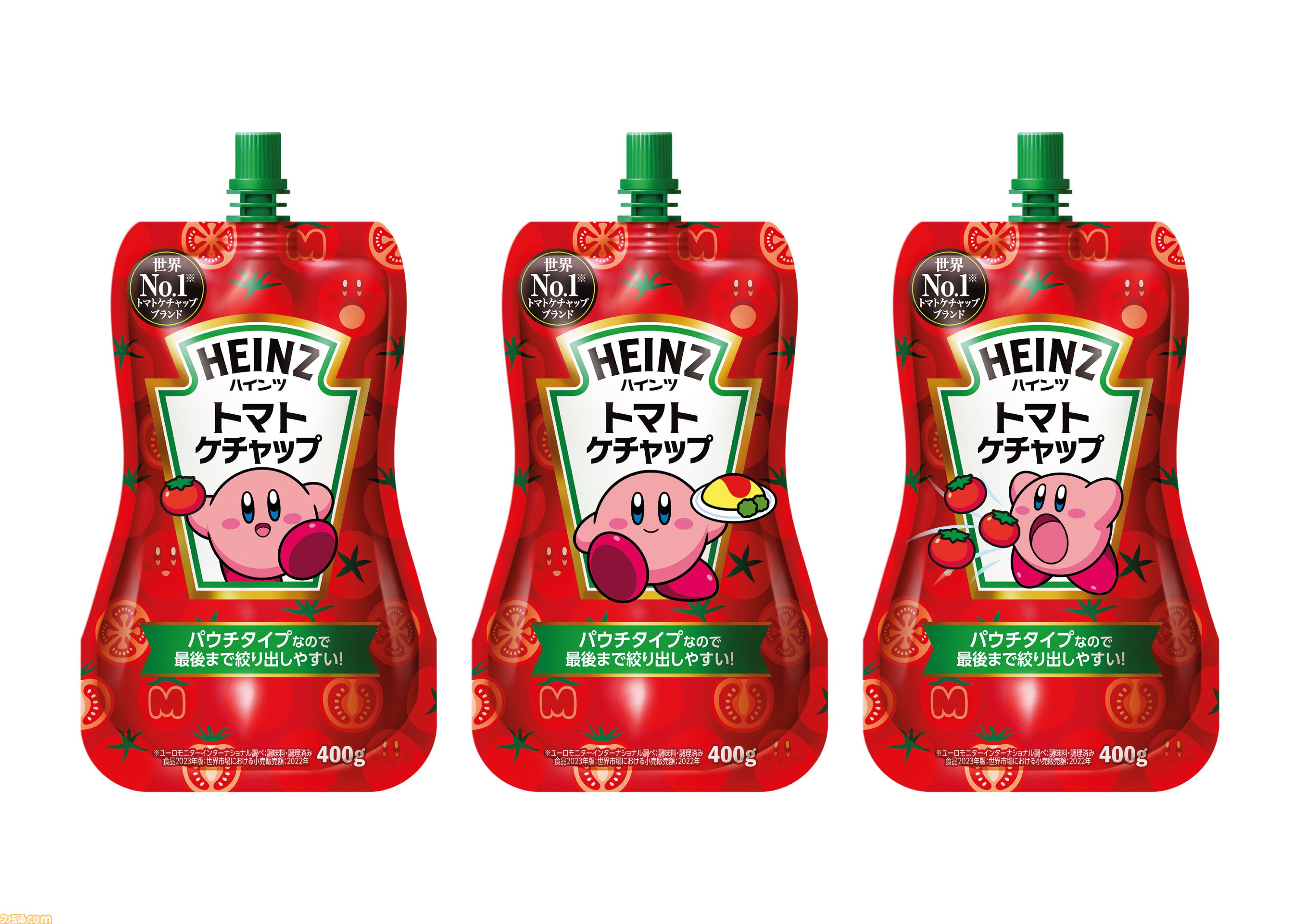 星のカービィ』デザインのトマトケチャップが11月下旬に発売。世界売上