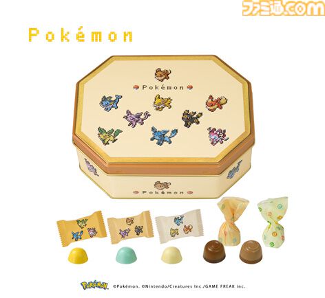 【ポケモン】ピカチュウたちのドット絵を再現した新作バレンタインチョコが登場。メリーチョコレートから12月26日より発売。チョコもパッケージもかわい