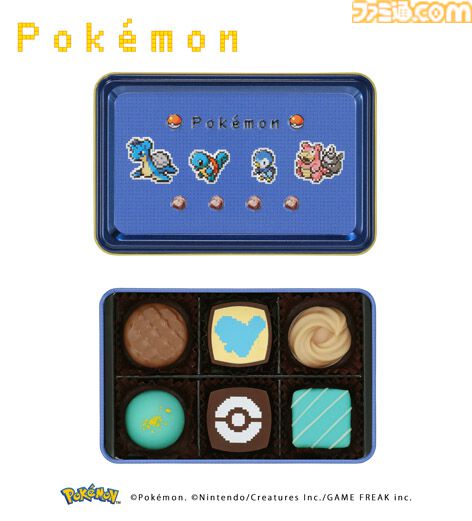 【ポケモン】ピカチュウたちのドット絵を再現した新作バレンタインチョコが登場。メリーチョコレートから12月26日より発売。チョコもパッケージもかわい