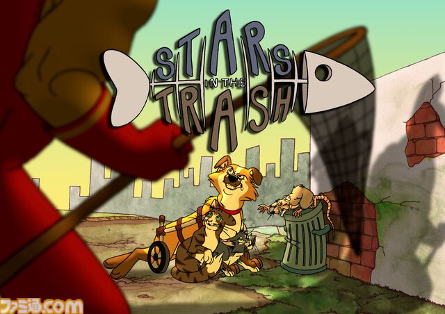 『Stars in the Trash』手描きアニメによる猫の自由気ままな冒険アドベンチャー。家出猫の行く末は？【12月10日発売】
