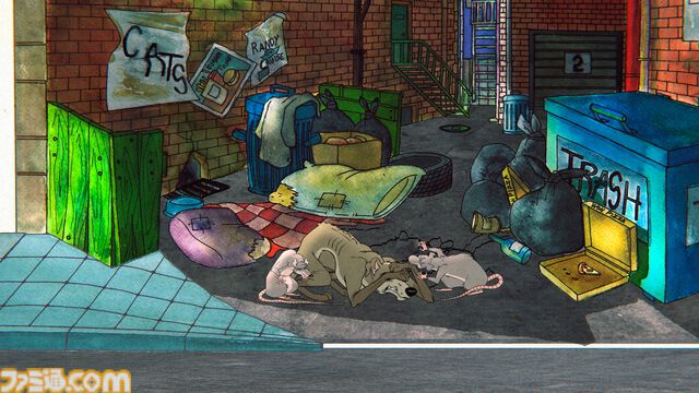 『Stars in the Trash』手描きアニメによる猫の自由気ままな冒険アドベンチャー。家出猫の行く末は？【12月10日発売】