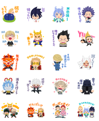 『ヒロアカ』いらすとやコラボLINEスタンプが本日（11/26）発売。ベストジーニスト「それは違法デニムです」は汎用性抜群
