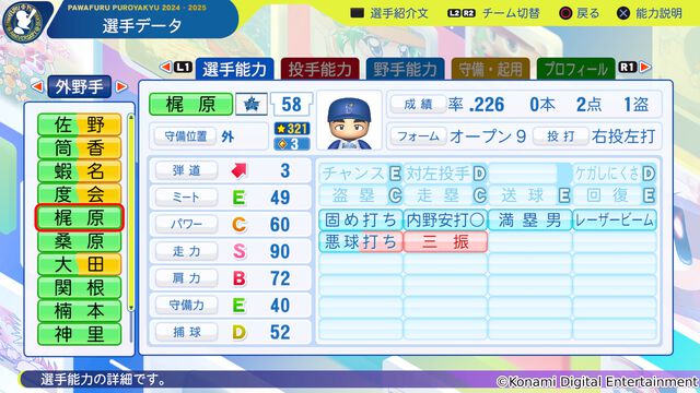 『パワプロ2024』選手アップデートが本日（11/26）実施。プレミア12でも大活躍の楽天・藤平や巨人・井上も能力向上