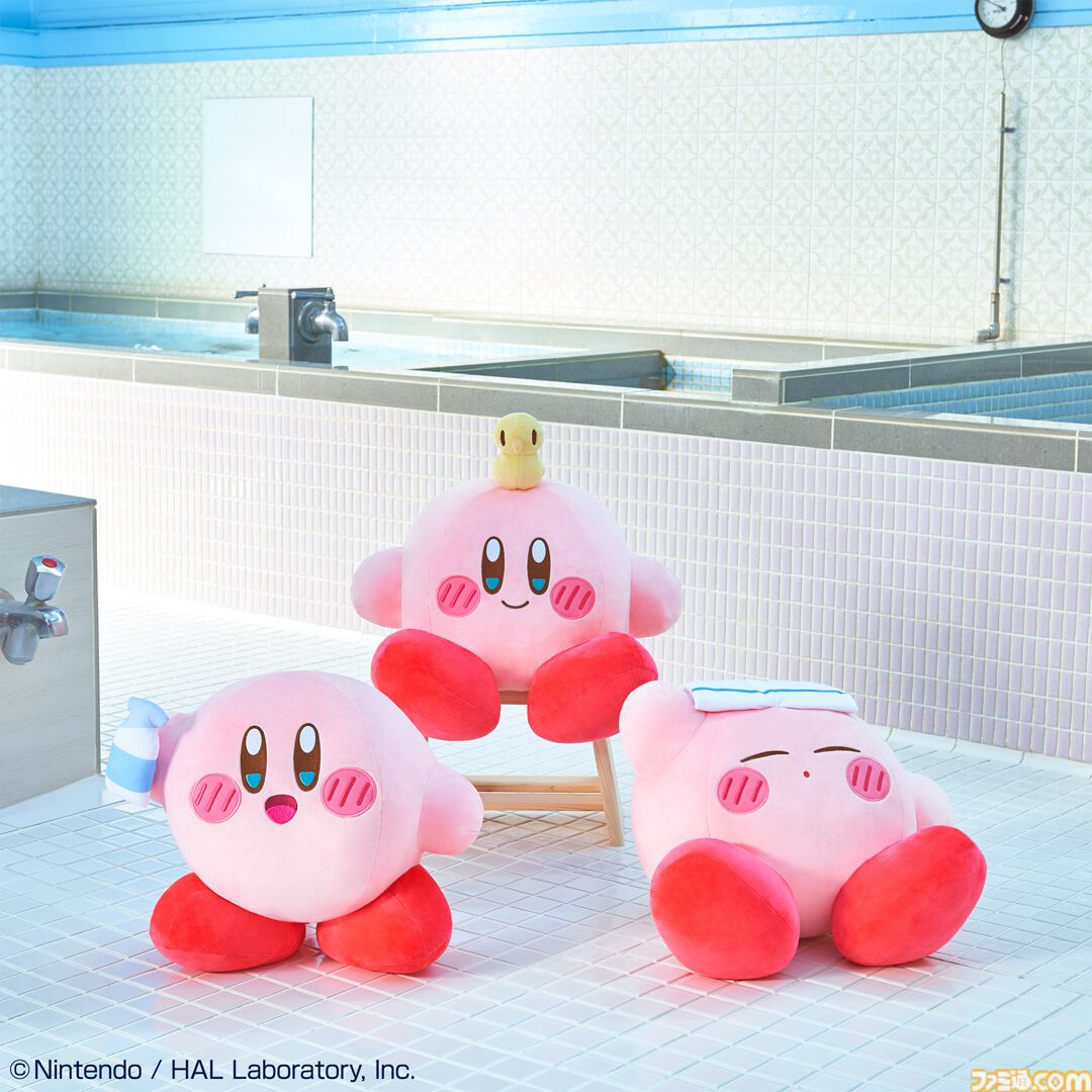 【ナムコ限定】 カービィ まったり温泉加湿器　3個セット くつろぐカービィとワドルディが可愛い「まったり温泉加湿器」が